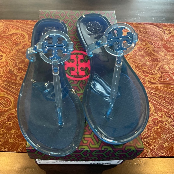 Tory Burch Shoes - Tory Burch Mini Miller dark blue azure thong Sandals, size 5, BNIB, htf color